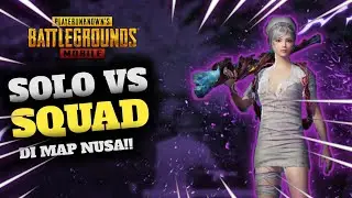 SOLO VS SQUAD DI MAP NUSA!!! auto bantai bantai | PUBGM INDONESIA