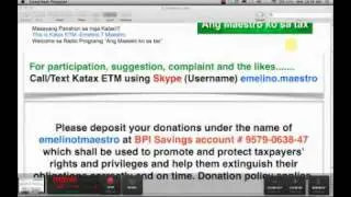 Kataxpayer (ETM) Radio TV Internet Broadcasting Policy and Legal Agreement