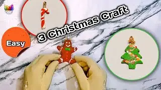 3 Easy Christmas Craft | Play Dough Christmas Craft ideas 