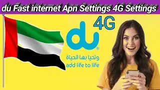 du | du sim Apn settings | du internet access point settings