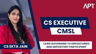 CS Executive | CMSL | Revision Series | Depositories & Depository Participants | CS Ekta Jain