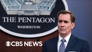 Pentagon holds briefing as Russian troops remain near Ukraine's border | full video