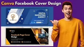 How to Professional Facebook cover design in canva tutorial | Digital Marketing experts cover design