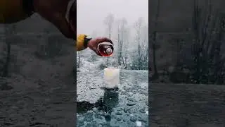 Whiskey and Snow fall Best Time Ever | Best Drink To Enjoy.