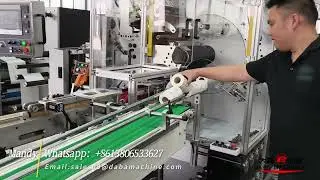 DABA Die cutter turret rewinder and auto packing processes whole line for blank label