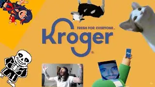 Kroger ad but it is full of memes (low quality)