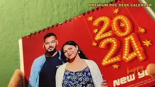 PVC Desk Calendar 2024 | How To Make Desk Calendar | Calendar Design | Deb Design Gallery | Deb Bera