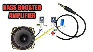 How to make amplifier at home very easy | bass boosted amplifier