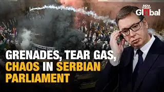 Smoke Grenades Thrown In Serbian Parliament As Lawmakers Support Protesting Students