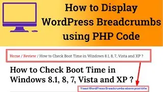 Display Wordpress Breadcrumbs using Yoast