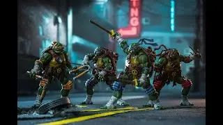 Unboxing&Review JOYTOY 1/18 Nickelodeon TMNT