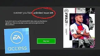 FIFA 21 EA PLAY / EA ACCESS UNLIMITED HOURS GLITCH *WORKING* TUTORIAL!