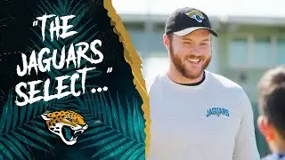 Jaguars LIVE Draft Pick from London || Luke Fortner Offensive Line Clinic || NFL Draft 2023