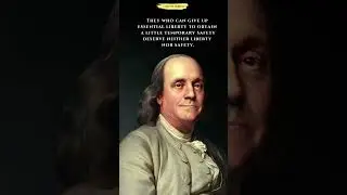 Timeless Benjamin Franklin Freedom Quotes #shorts #benjaminfranklinquotes #motivationalvideo