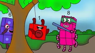 Numberblocks 1 in danger..!!! - fan made coloring story of numberblocks