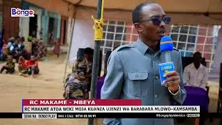 RC MAKAME ATOA WIKI MOJA KUANZA UJENZI WA BARABARA MLOWO–KAMSAMBA