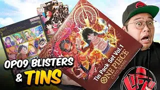 Are These Tins Worth It? - Opening a Display Case of One Piece TCG OP10 Tins and OP09 Blister Packs