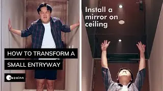 Interior Design  |  What to do if you have a Narrow Entryway at Home but want to enlarge it visually