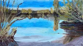 Early Spring - Oil Landscape
