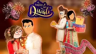 💥‼️Poomari & Sanjay Family DIWALI VLOGS🎇🪔#nonja#trending#cartoon#funny#viral#comedy@cartoon_sha