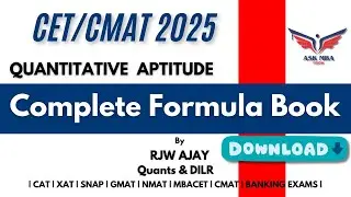 Download FREE 'complete formula book'  CMAT 2025 #quants#jbims