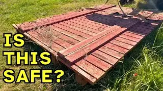 I Built a BRIDGE Across the Creek and Here's What Happened