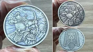 2022 KOMSCO Chiwoo Cheonwang 1oz Silver Antiqued BU Coin - FULL Review & Unboxing! 🛡️