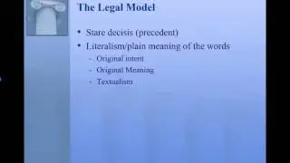 Weerk 1 - Methods of Constitutional Interpretation