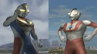 ULTRAMAN FIGHTING EVOLUTION 3~(PLAYSTATION 2)~ULTRAMAN DYNA VS ULTRAMAN(HARD)~VERSUS MODE