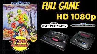 Toxic Crusaders (SEGA GENESIS/MEGA DRIVE) Longplay/Walkthrough NO COMMENTARY HD 1080p