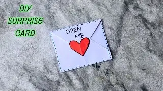 Surprise Open Me card | DIY Mothers day card| Paper crafts tutorial #youtube