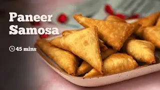 Paneer Samosa | Samosa Recipes | Paneer Recipes | Kid&rsquo;s Favourite | Snack Recipes | Cookd