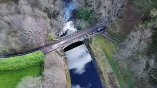DJI Mini 2 SE, Broomhead Reservoir, Ewden Valley near Sheffield. Cinematic drone footage 2.7k