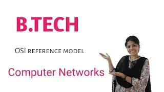 OSI reference model in Computer Networks in BTech JNTUK/JNTUGV