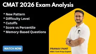 CMAT 2026 Exam Analysis | New Pattern | Difficulty Level | Expected Cutoffs | Score vs Percentile
