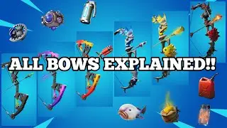 Fortnite All Bows Explained - Crafting Guide (Flame, Stink, Shockwave & Explosive Bow)