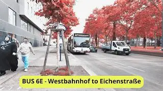 🚌 Vienna by BUS 6E | 🚧 Temporary Route from Westbahnhof to Eichenstraße | Summer 2025