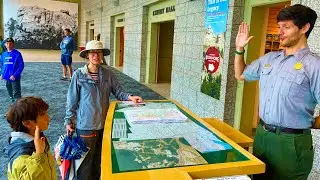 Badland National Park and Mt. Rushmore hiking and Junior Ranger Badge