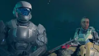 Halo Infinite Season 2 Intro Cutscene as The Rookie ODST
