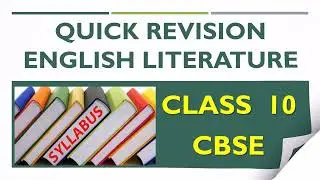 ENGLISH QUIZ CLASS 10 / Revise Before Exam / First Flight / Footprints / Quick English Revision