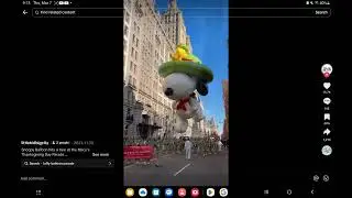 Beagle Scout Snoopy balloon accident.Macy's thanksgiving day parade 2023