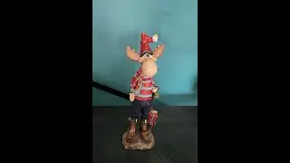 Polyester Obje Geyik Adam Boyama