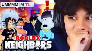 attempting to help my friend RIZZ on Roblox Neighbors..