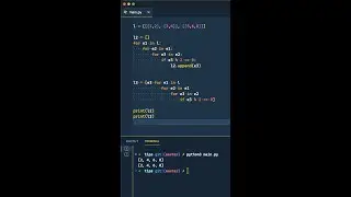 List comprehension with nest For loops - #python #tricks #pythonprogramming