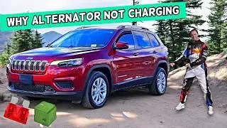 Why Battery Is Dead Alternator Not Charging on Jeep Cherokee 2014 2015 2016 2017 2018 2019 2020 2021