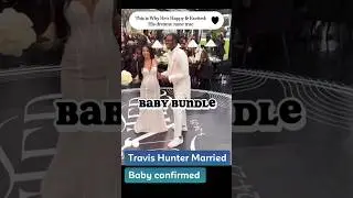 Travis Hunter Baby Confirmed 🎤👀 #travishunter #marriage #wedding #nfl #news #debate #information #1