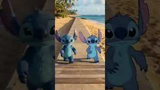 Lilo and stitch in real life🌊#shorts #cartoon #fyp #ytstudio