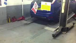 Liams new turbo... blowing smoke!!! FOCUS ST FAIL