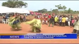 Edo State Comm. For Arts And Culture Visits Tourists Site In Okokhuo Community