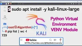 Python Virtual Environment VENV Module (Kali-Linux-Large)